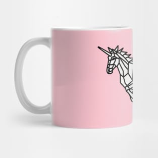 Geometric Low Poly Unicorn Mug